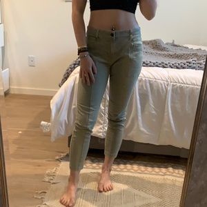 🚫SOLD🚫 J Brand Distress Olive Jeans